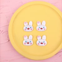 ミニワッペン/うさぎ/アイロン接着タイプ