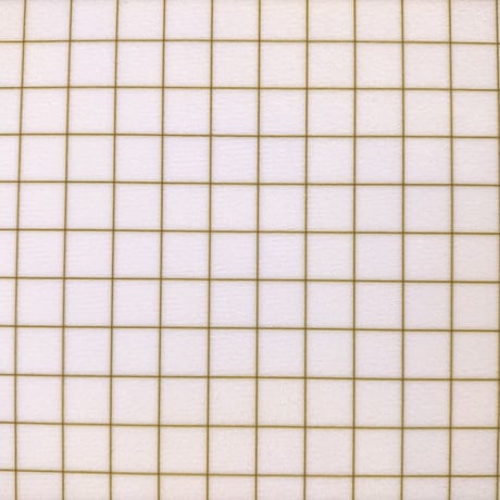生地/1cmグリッド（ブラウン）/マイクロ起毛