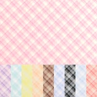 生地/チェック柄M（推しカラー/全10色）/マイクロ起毛
