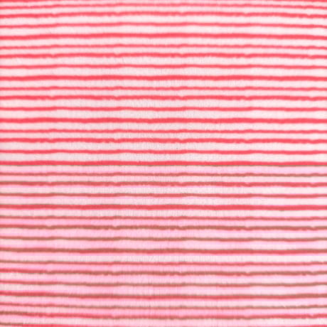 生地/手描きボーダー（レッド）/マイクロ起毛