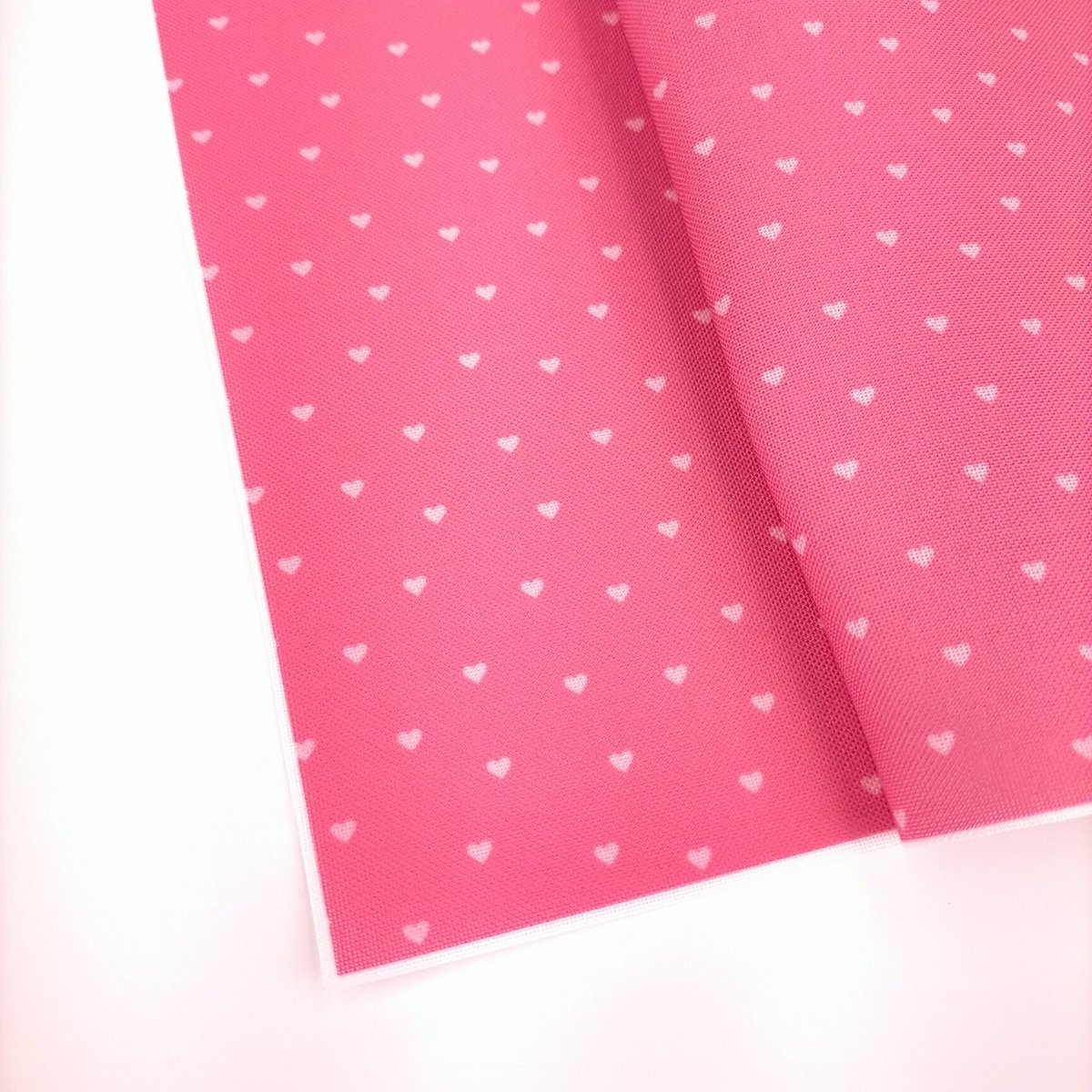 生地/ハート柄（ホットピンク×ピンク）/Eテンジク | NUIGOTO