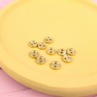 メッキボタン5ミリ（ゴールド）