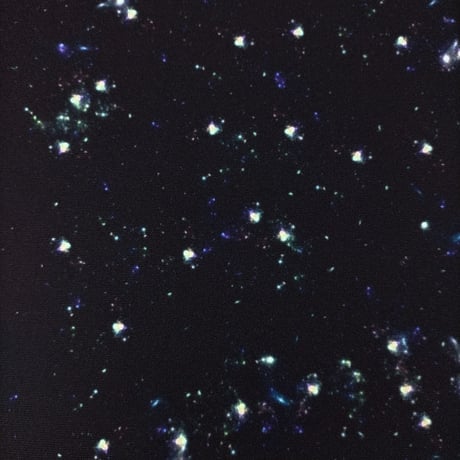 生地/星空柄（ブラック）/スムースニット
