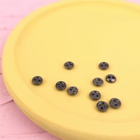 メッキボタン4ｍｍ（アンティークシルバー）