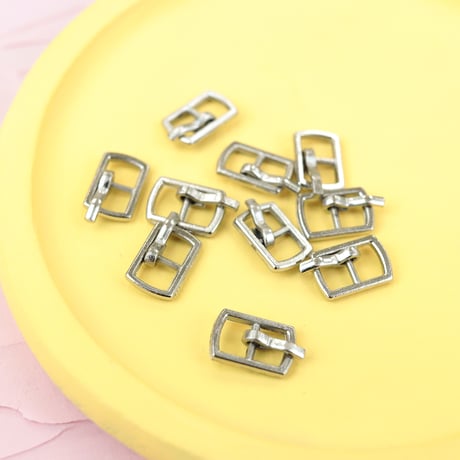 リアル金属バックル6×10ｍｍ【4色展開】