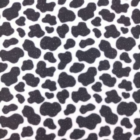 生地/らくがき牛柄/スムースニット