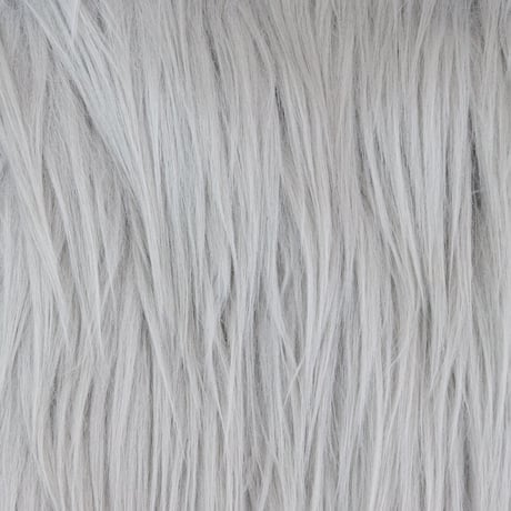 生地/ヘアファー90mm（シルバー）