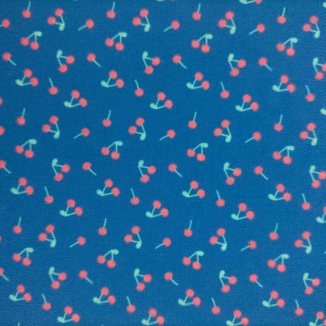 生地/さくらんぼチェリー（ネイビー）/Eテンジク