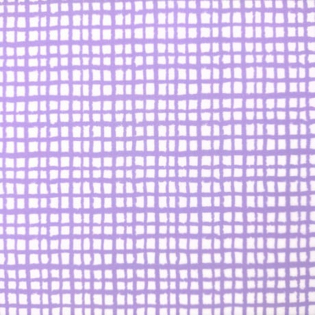 生地/手描きチェック（パープル）/Pローン