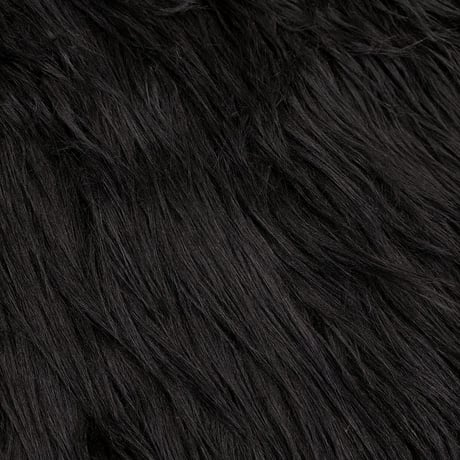 生地/ヘアファー90mm（ブラック）