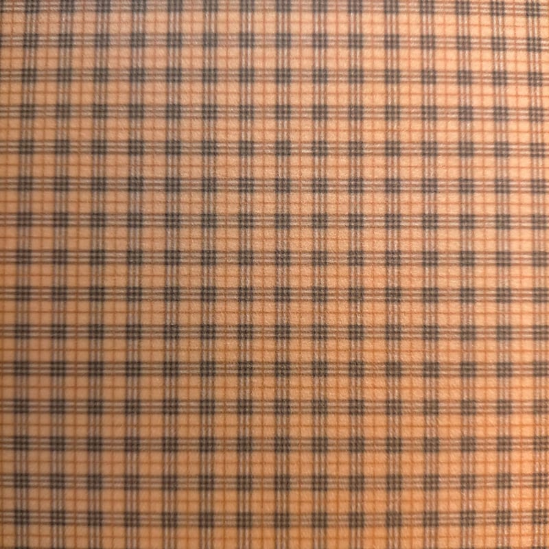 生地/クラシックチェック（ブラウン系）/ぬい生地（ナイレックス/P