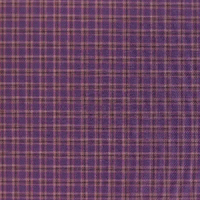 生地/チェック柄（パープル）/Pローン | NUIGOTO