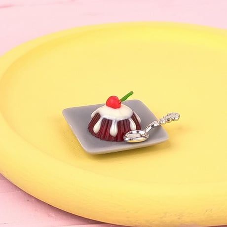 ミニチュア小物/チェリーゼリーセット