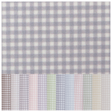 生地/くすみカラーシリーズ【チェック/全12色】/Pブロード生地