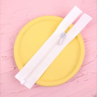 オープンミニファスナー（ホワイト）