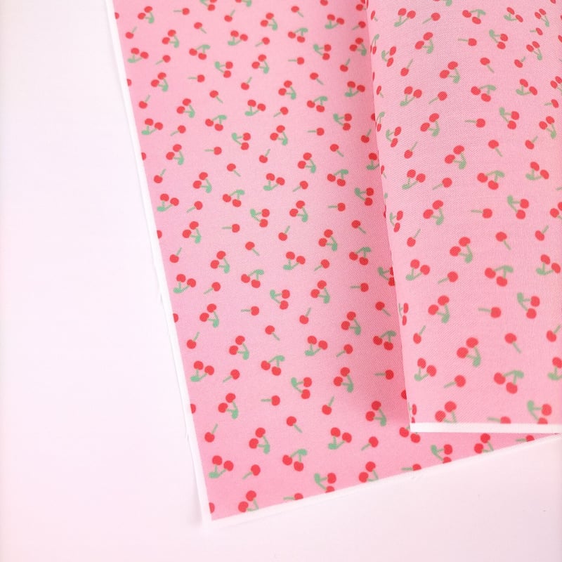 生地/さくらんぼチェリー（ピンク）/Pローン | NUIGOTO