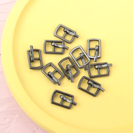 リアル金属バックル6×10ｍｍ【4色展開】
