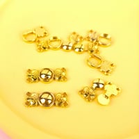チャイナボタン0.6×1.5cm（ゴールド）