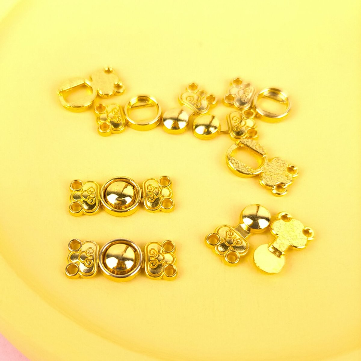 チャイナボタン0.6×1.5cm（ゴールド） | NUIGOTO