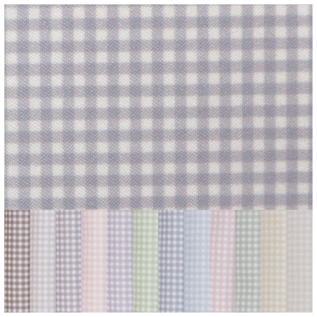 生地/くすみカラーシリーズ【チェック/全12色】/サテン生地