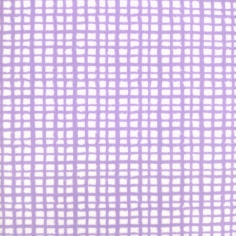 生地/手描きチェック（パープル）/マイクロ起毛