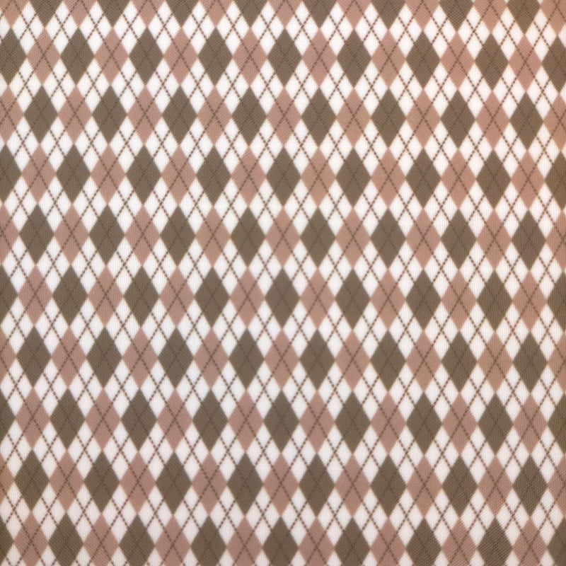生地/アーガイル柄（ブラウン系）大/Pローン | NUIGOTO 