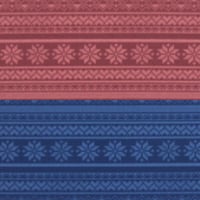 生地/ノルディック柄風（雪の結晶柄）/Pローン