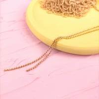 ボールチェーン（ゴールド）切り売り1ｍ～