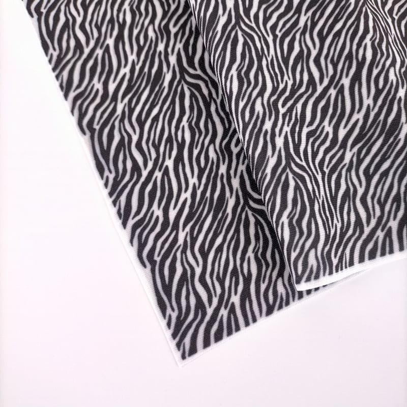 ゜＊.。新柄生地＊。.*゜ 生地/ゼブラ柄/スムースニット | NUIGOTO