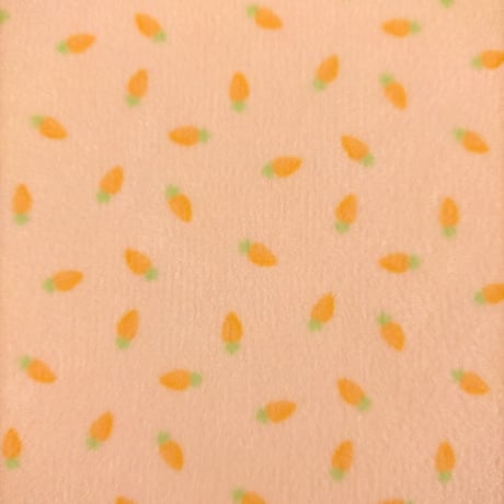 生地/にんじん（オレンジ）/マイクロ起毛
