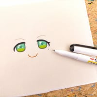 布描きペン/なまえボールペン極細・黒