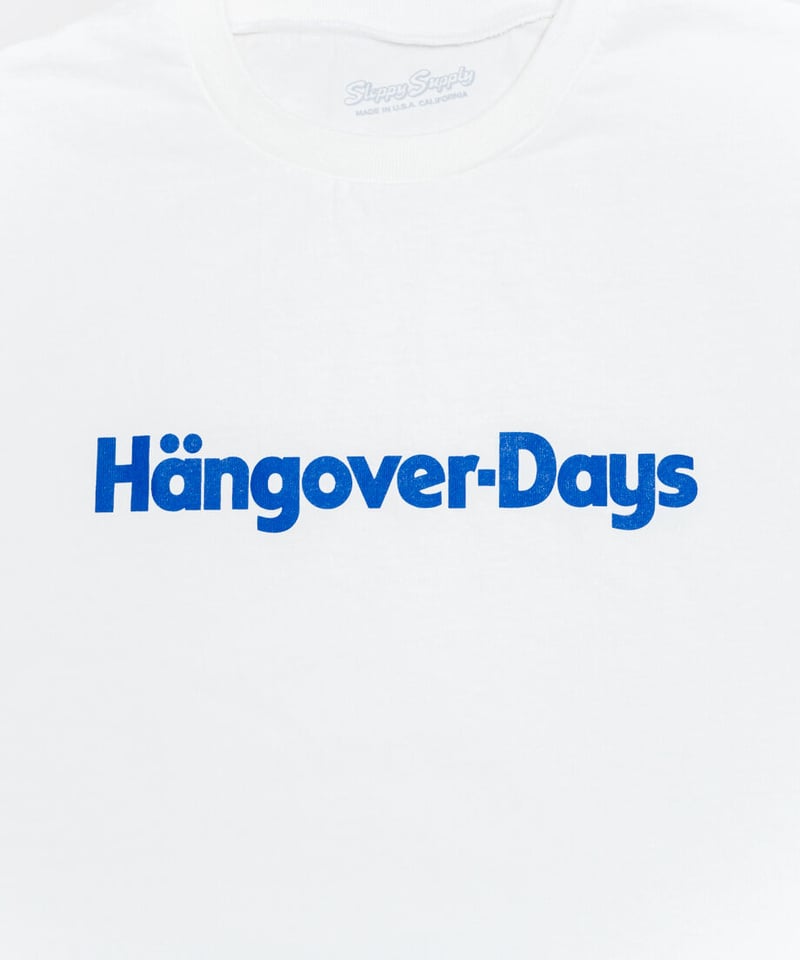 SLOPPY SUPPLY SS TEE HANGOVER WHT | SLOPPY SUPP