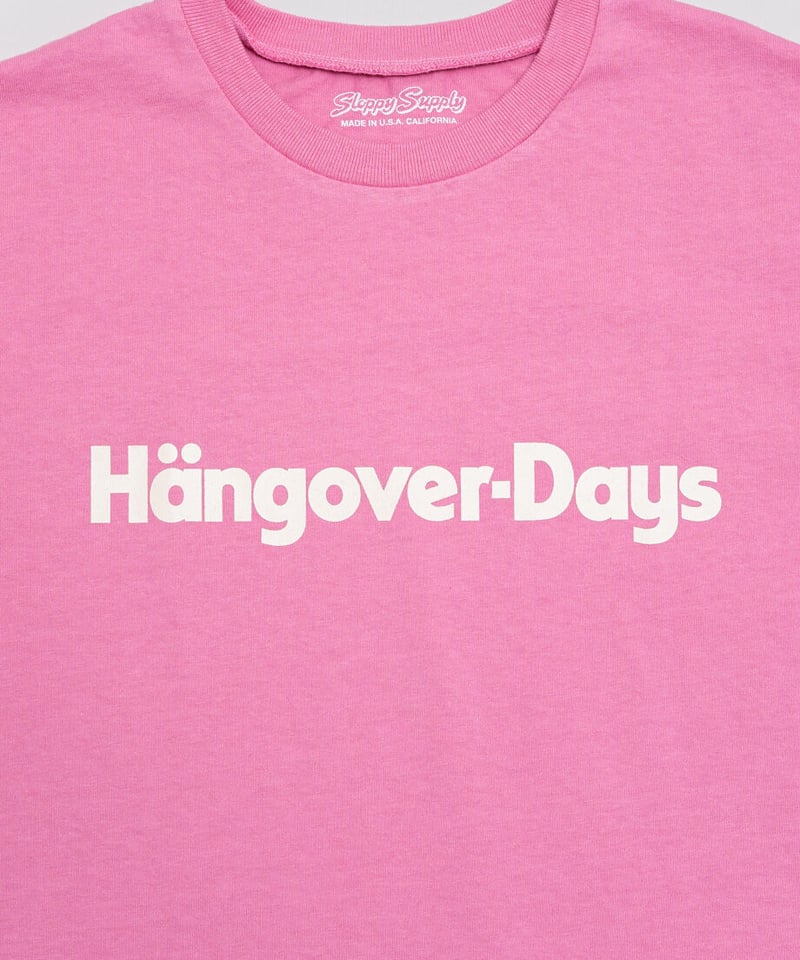 SLOPPY SUPPLY SS TEE HANGOVER PINK | SLOPPY SUP