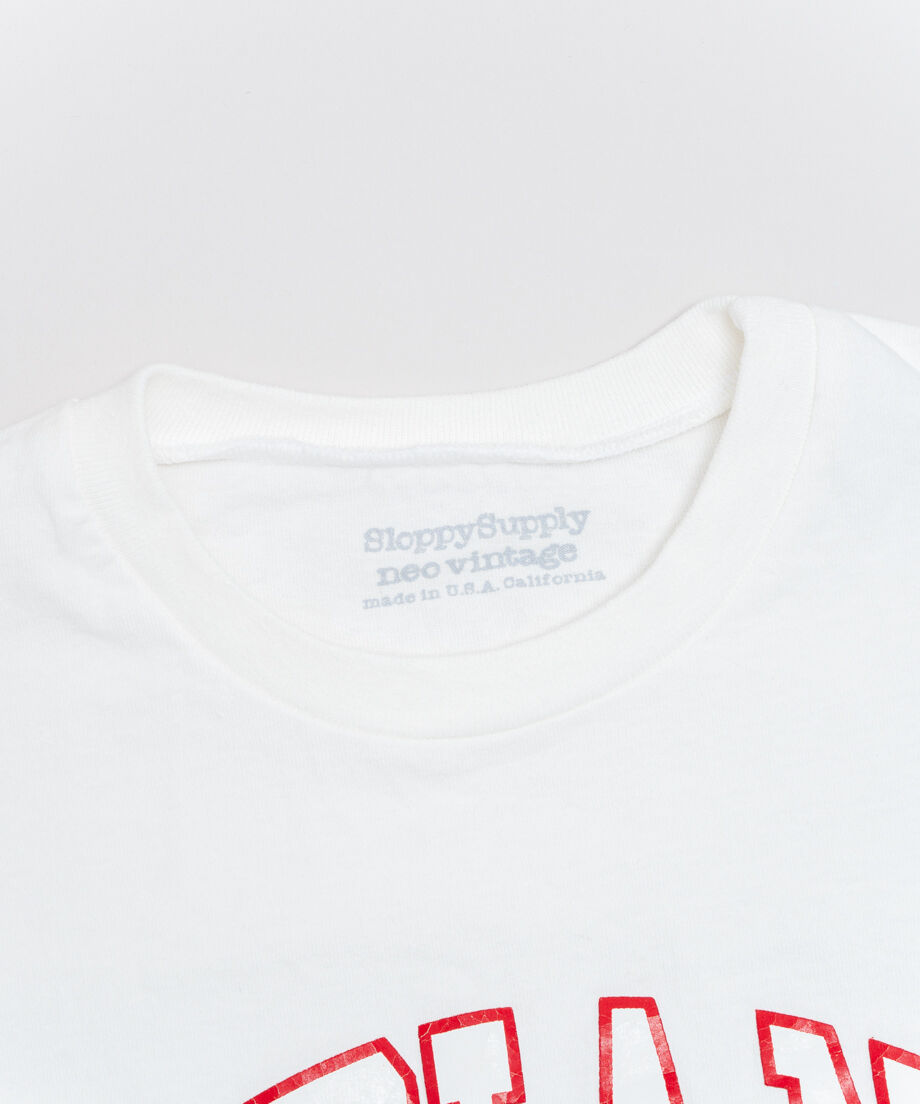 SLOPPY SUPPLY NEO VINTAGE SS TEE INDIANA WHT |