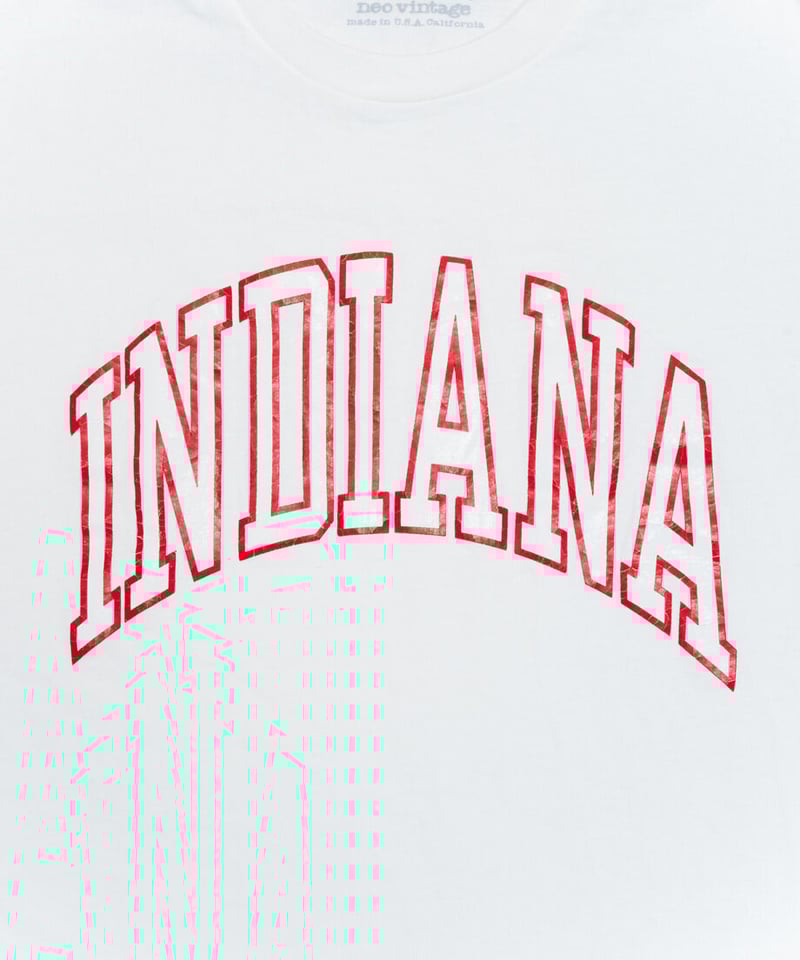 SLOPPY SUPPLY NEO VINTAGE SS TEE INDIANA WHT |