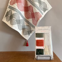 【アラン/限定'24冬】Sashiko Cloth KIT 刺し子クロスのキット