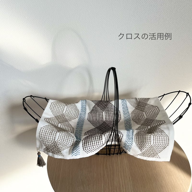 アラン/定番】Sashiko Cloth KIT 刺し子クロスのキット | AYUFISH