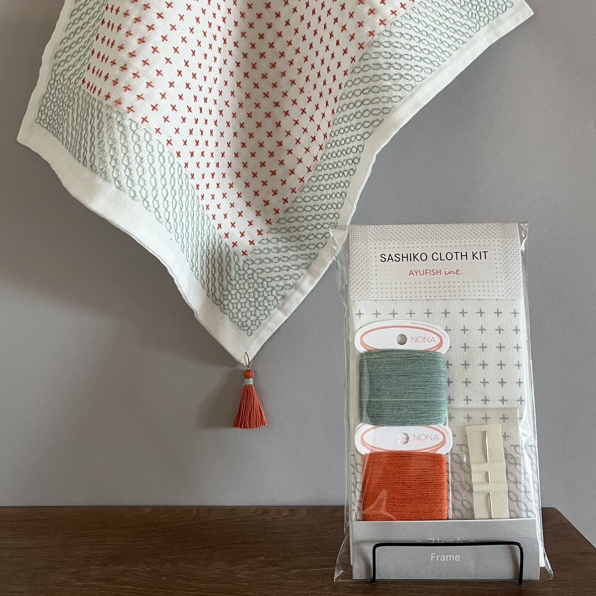 フレーム/定番】Sashiko Cloth KIT 刺し子クロスのキット