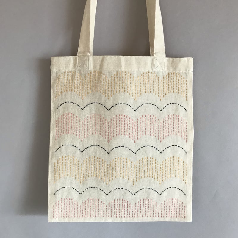 Sashiko Bag KIT -sunset- 刺し子バッグのキット | AYUFISH 