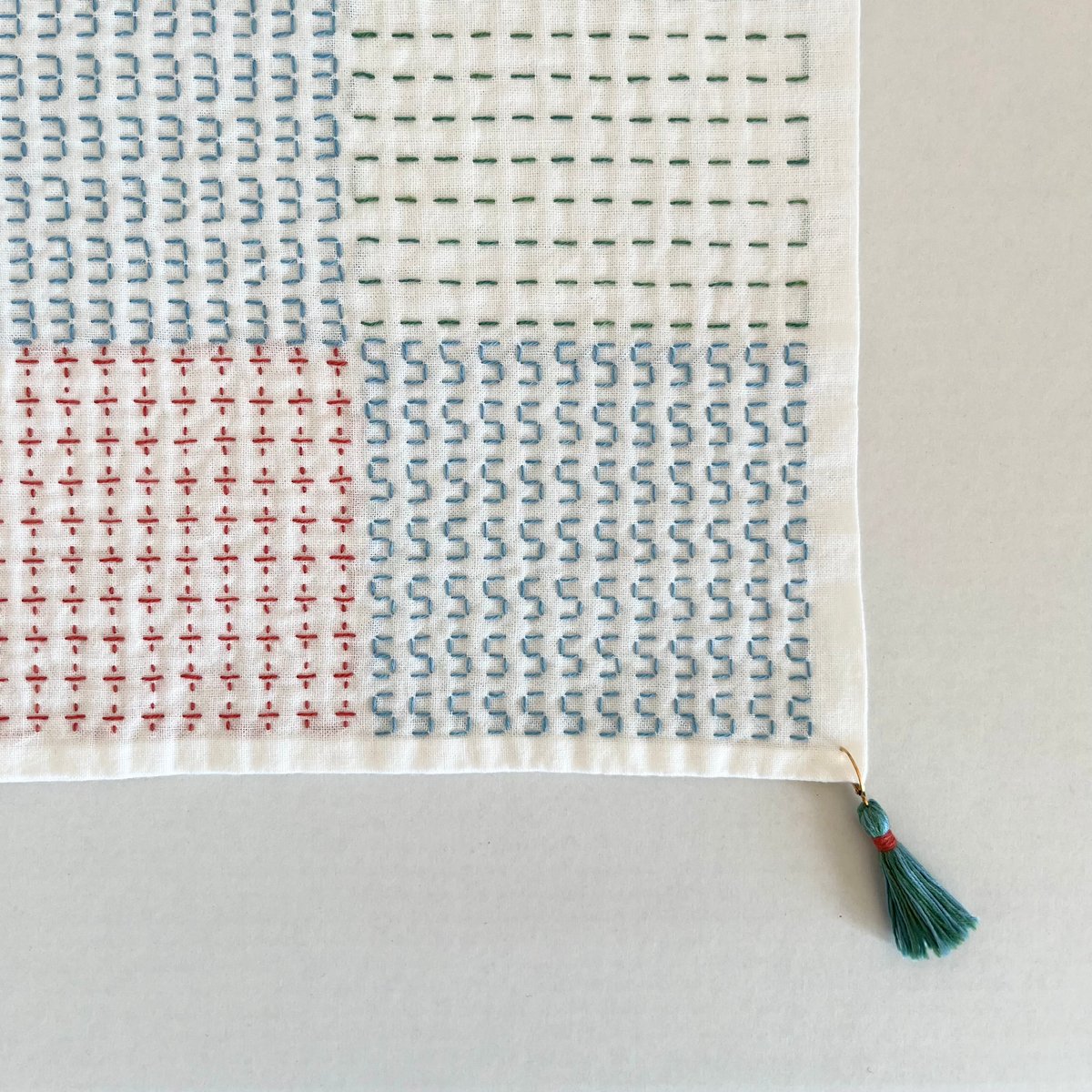 さんすう/定番】Sashiko Cloth KIT 刺し子クロスのキット
