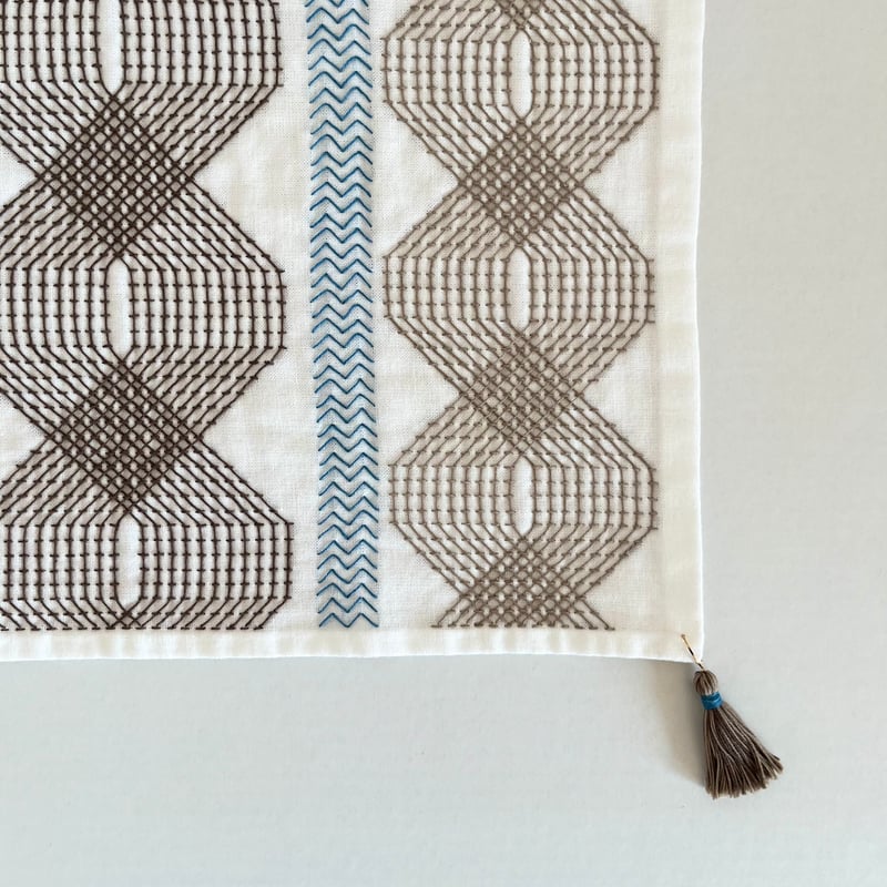 アラン/定番】Sashiko Cloth KIT 刺し子クロスのキット | AYUFISH