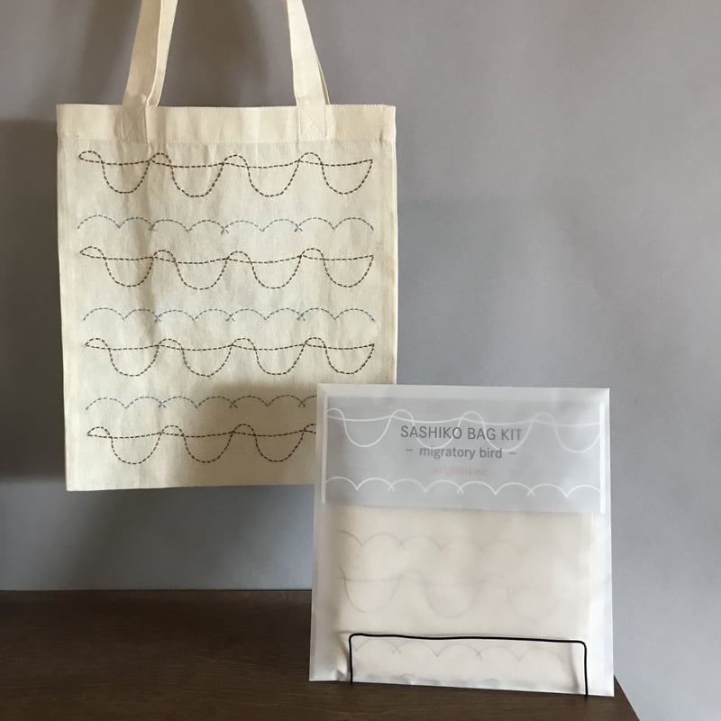 新品　刺し子　バック　トート
ショルダー　アジア　手芸 SASHIKO TOTEBAG BUCKET / 刺し子トートバッグ | 青木被服 公式