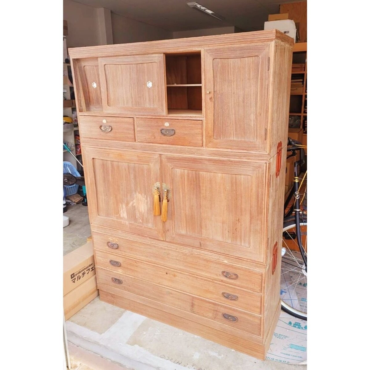 桐タンス 収納 古民家 家具 アンティーク レトロ | Antique BONANZA