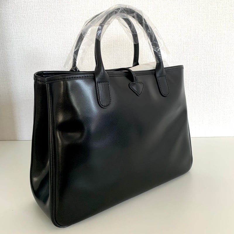 新品 未使用 ♥️ ロンシャン ロゾ トートバッグ ブラック約24cmマチ