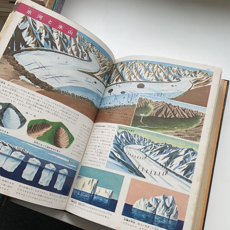 地球の図鑑 学習図鑑 小学館 古本 参考書 教育本 | Antique BONANZA