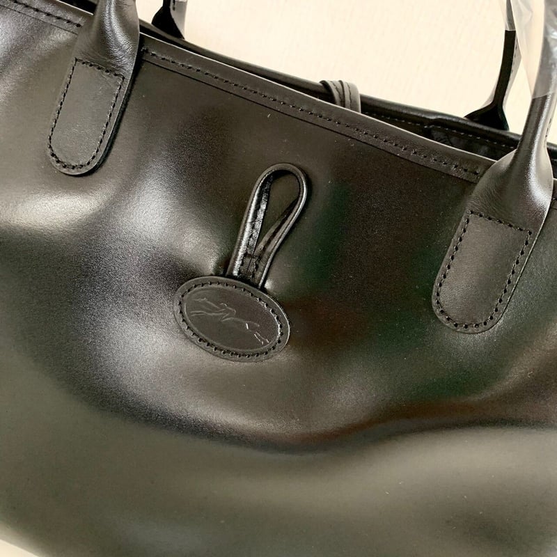 新品未使用 ロンシャン ロゾ トートバッグ 袋 箱 LONGCHAMP 黒 新品未使用 ロンシャン ロゾ トートバッグ 袋 箱 LONGCHAMP 黒