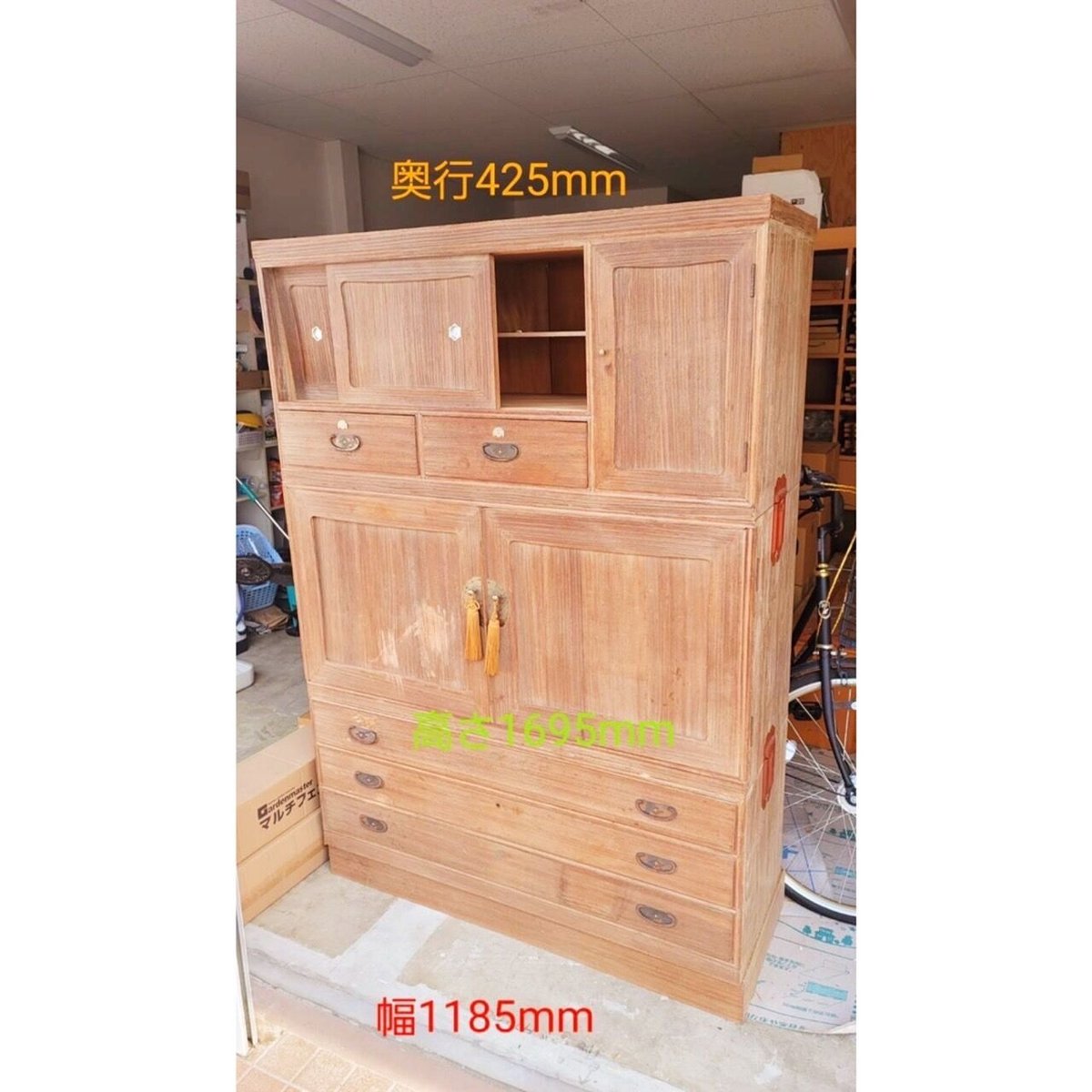 桐タンス 収納 古民家 家具 アンティーク レトロ | Antique BONANZA