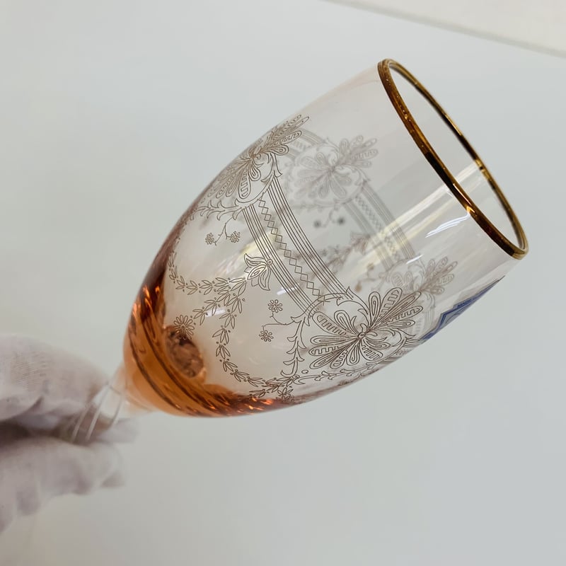 BOHEMIA GLASS LASKA ワイングラス 2個セット ボヘミアワイングラス(2