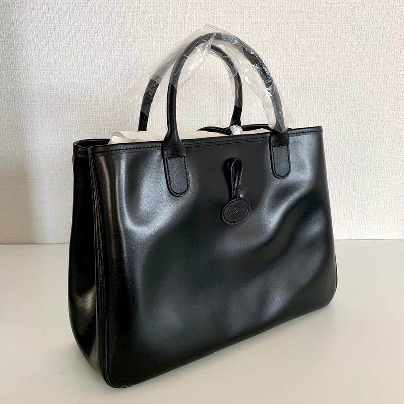 新品未使用 ロンシャン ロゾ トートバッグ 袋 箱 LONGCHAMP 黒 新品未使用 ロンシャン ロゾ トートバッグ 袋 箱 LONGCHAMP 黒