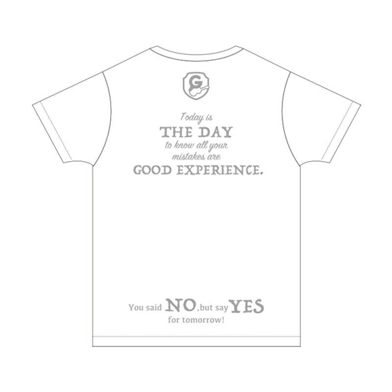 NO YES Tシャツ／ホワイト | Rap+ ONLINE SHOP